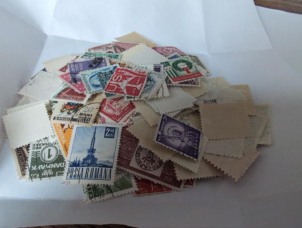 Postzegels, +400 stuks, Ophalen of Verzenden, Buitenland
