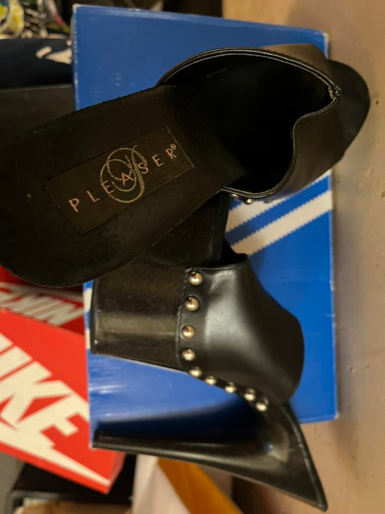 High heels ( van leer ) Maat 38., Ophalen of Verzenden