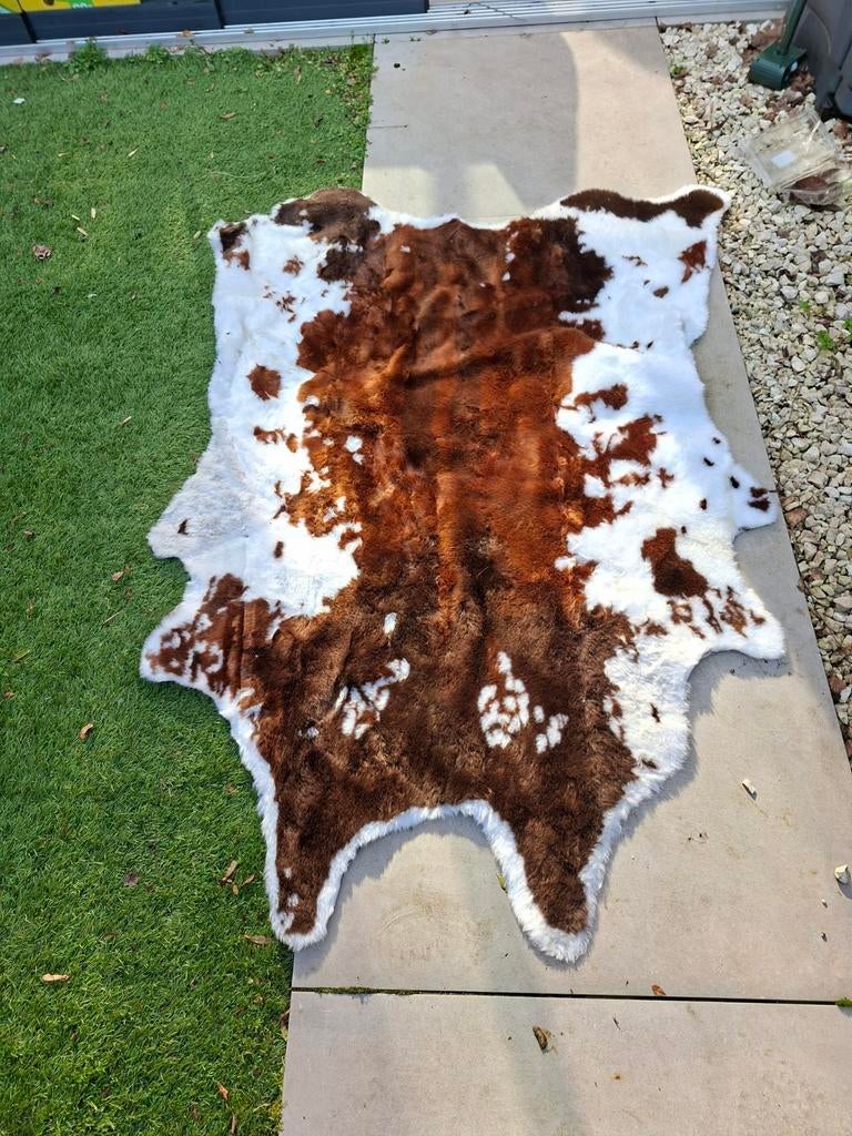 Xenos Koeienhuidje Fake Fur - Gebruikt, Ophalen, Gebruikt, Bruin, Decoratief