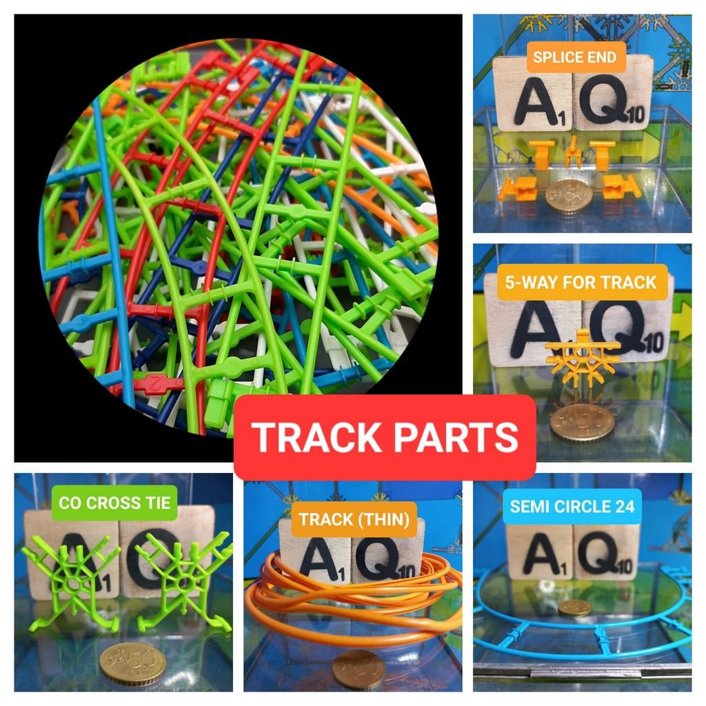 K'nex Baan Onderdelen - Attractie Bouw!, Kinderen en Baby's, Speelgoed | Bouwstenen, Gebruikt, K'nex Industries Inc., Ophalen of Verzenden
