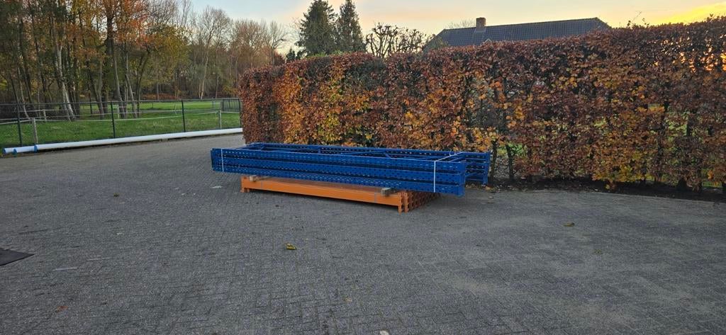 11,5 meter Duwic palletstelling , magazijnstelling ,stelling, Ophalen