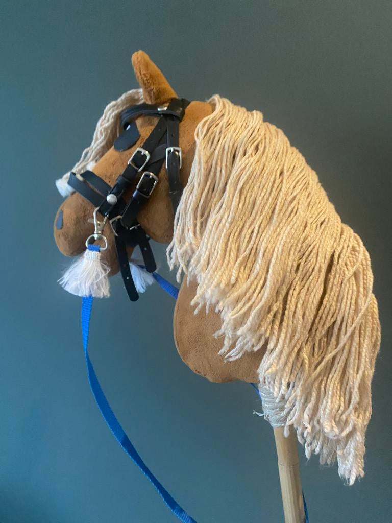 Bruin Stokpaard met Halster - Speelgoed, Ophalen, Gebruikt, Jongen of Meisje