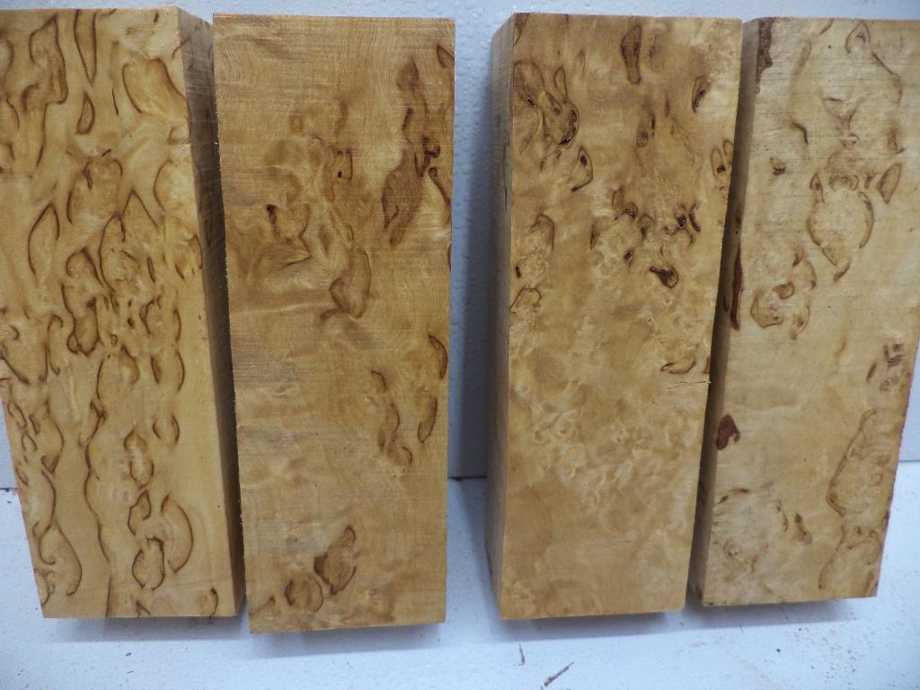 Karelisch berkenhout masser blokjes handvaten heften hout, Ophalen of Verzenden, Nieuw