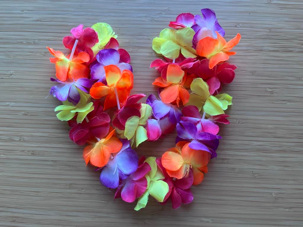Hawaii bloemenkrans - perfect for Pride!, Ophalen, Zo goed als nieuw, Feestartikel, Overige