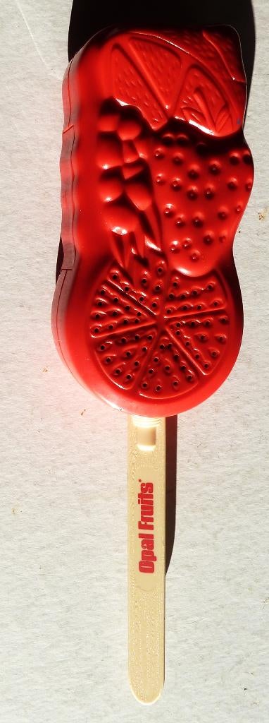 Vintage Radio - Strandradio Opal Fruits jaren 70 en werkend, Ophalen of Verzenden, Gebruikt, Gebruiksvoorwerp