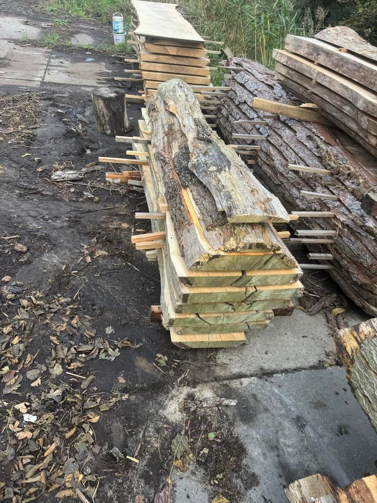 Diverse Stamdelen: Eiken, Iepen, Spar, Essen, Ophalen, Nieuw, 250 tot 300 cm, Plank