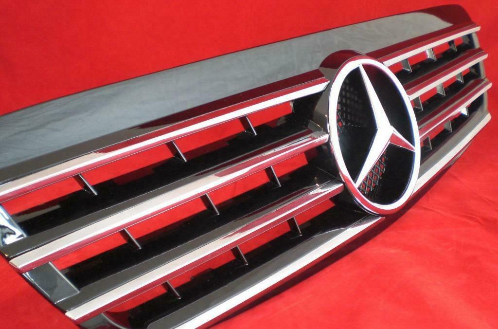 Mercedes W220 S Klasse AMG Look Grill Grillen Sportgrill, Auto-onderdelen, Voor, Mercedes-Benz, Nieuw, Ophalen of Verzenden