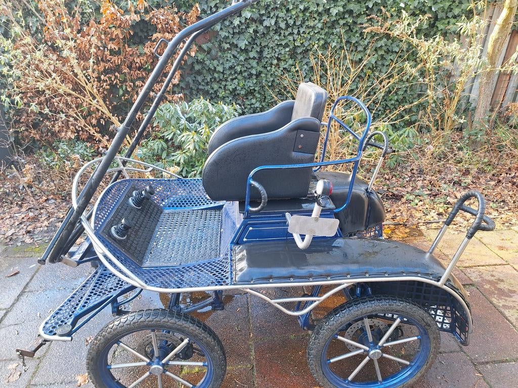 Excellent marathonwagen pony enkel en dubbelspan nette staat, Dieren en Toebehoren, Gebruikt, Marathonwagen, Pony