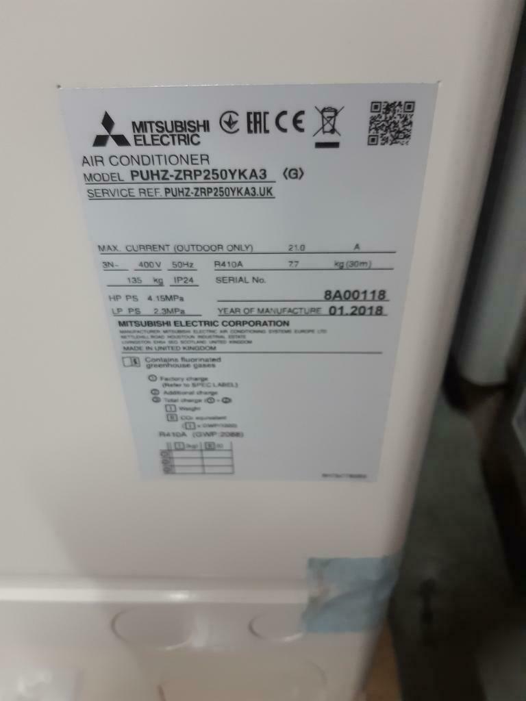 Div Mitsubishi electric  warmtepomp inverter o.a 20kw, Ophalen, Nieuw
