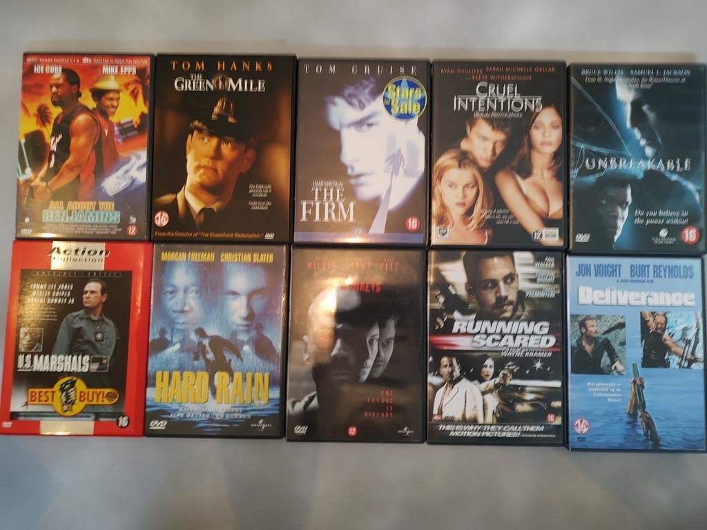 DVD Collectie - Tom Hanks, Tom Cruise, en meer!, Ophalen of Verzenden