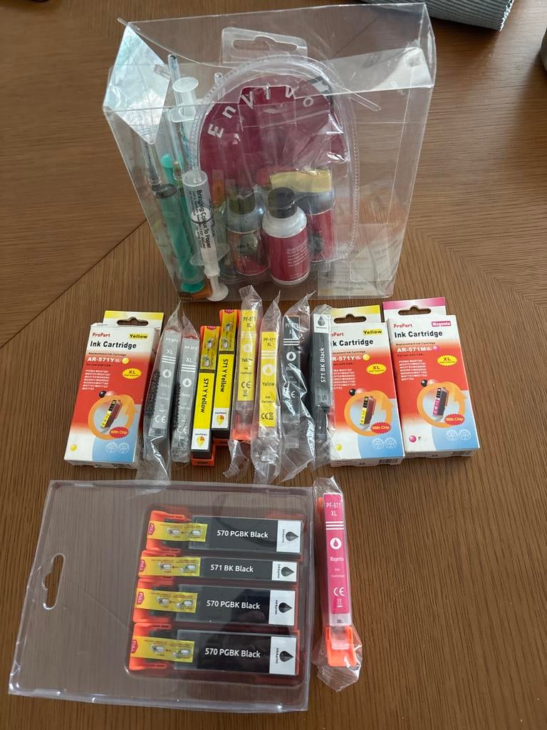 Canon 570/571 Inkt Cartridges - Veel!, Ophalen of Verzenden, Nieuw, Cartridge