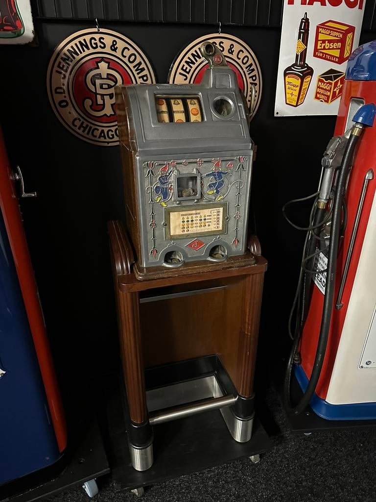 Prachtige eenarmige bandiet Jennings Dutchboy gokkast, Verzamelen, Automaten | Gokkasten en Fruitautomaten, Overige munten, Ophalen