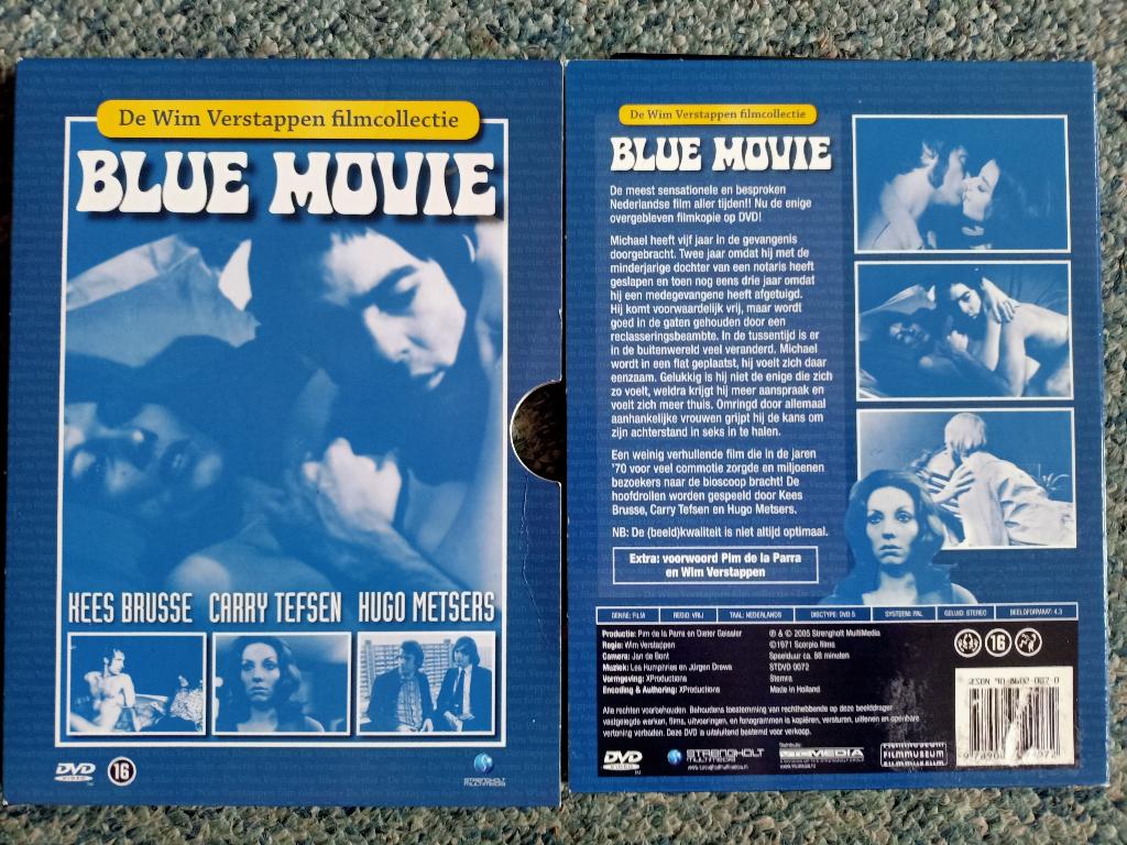 Blue movie, gewaagde film met Carry Tefsen, Hugo Metsers, Vanaf 16 jaar, Ophalen of Verzenden, Zo goed als nieuw, Actie en Avontuur