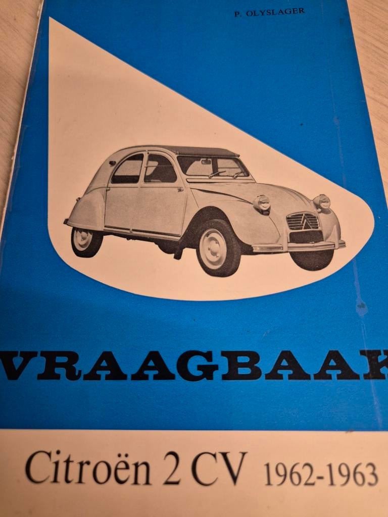 1962 63 Citroën 2cv eend vraagbaak óók 2cv Sahara 4x4 izgst, Ophalen of Verzenden