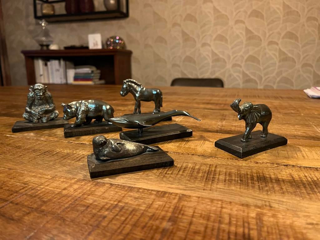 WNF Verzilverde Dierenfiguren - Collectorsitem, Ophalen of Verzenden