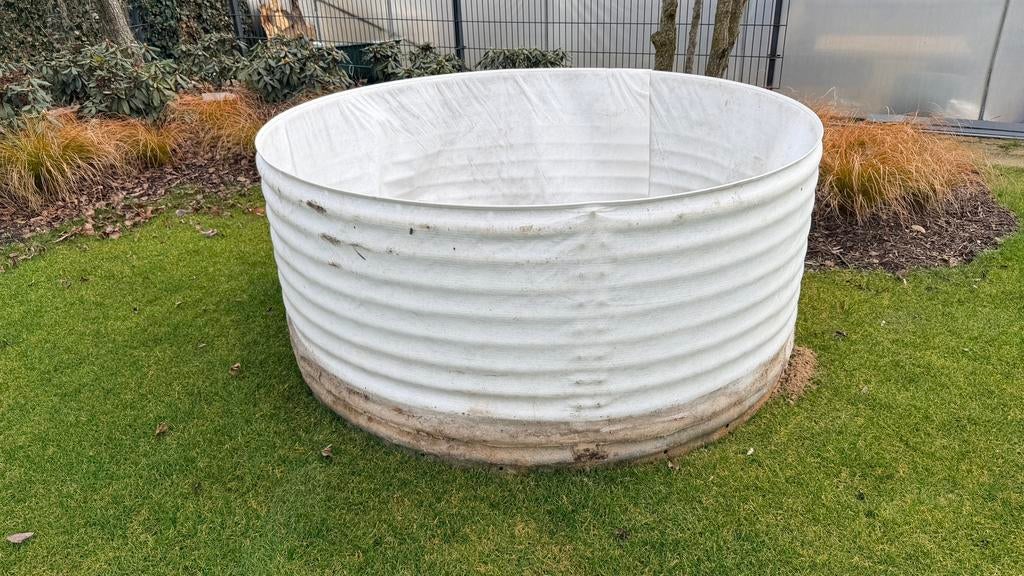 Quarantaine bak silo pvc folie bodemdrain en trickle filter, Tuin en Terras, Ophalen, Heschkoi, Info@heeschkoi.nl, Gebruikt