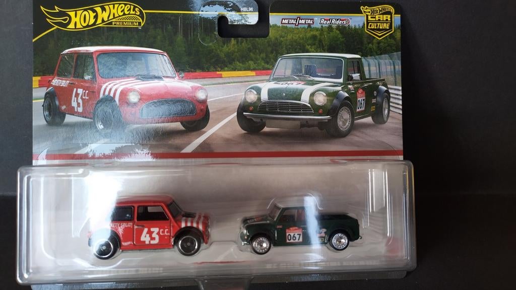 Morris Mini Cooper Austin Mini Pick up Hotwheels Premium Pol, Auto, Verzenden, Nieuw, 1186mj 1 nl