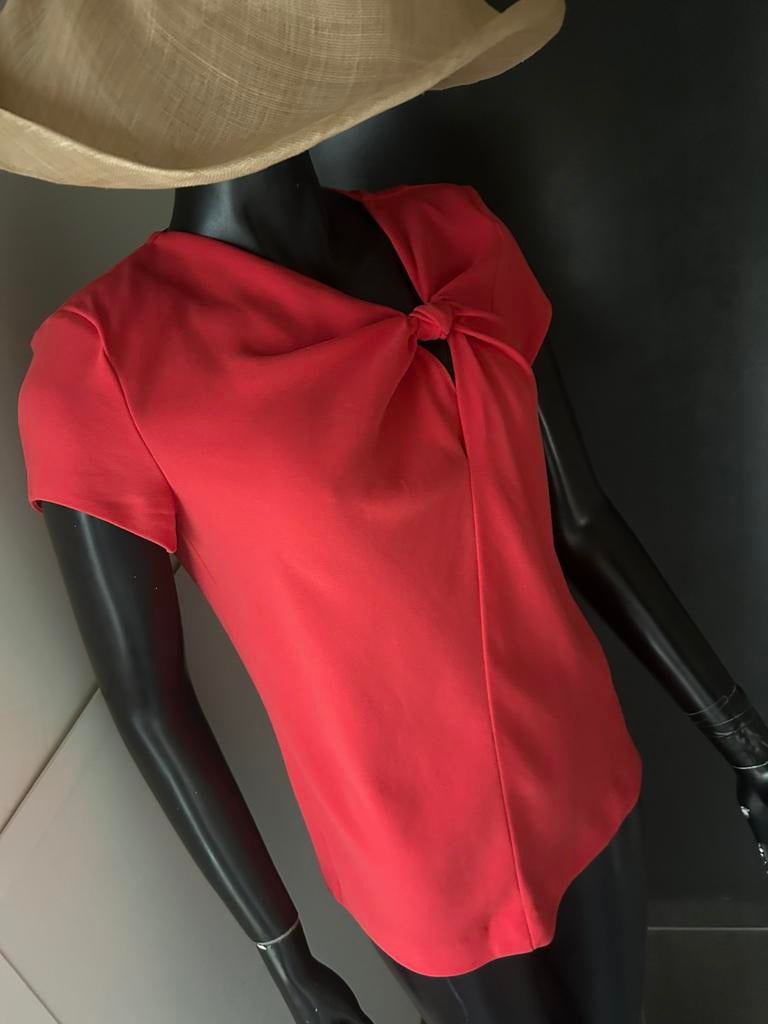 Maje top blousje mt 3 (38) framboos rood, Kleding | Dames, Maje, Isabel Marant, Ophalen of Verzenden, Zo goed als nieuw