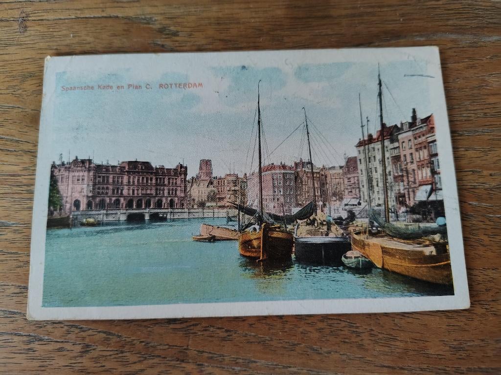 Rotterdam Spaansche kade en plan c, Verzenden, Voor 1920, Zuid-Holland