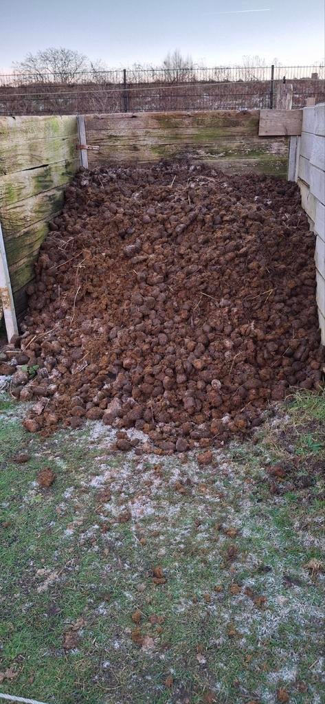 Pure paardenmest zonder stro/urine, Ophalen