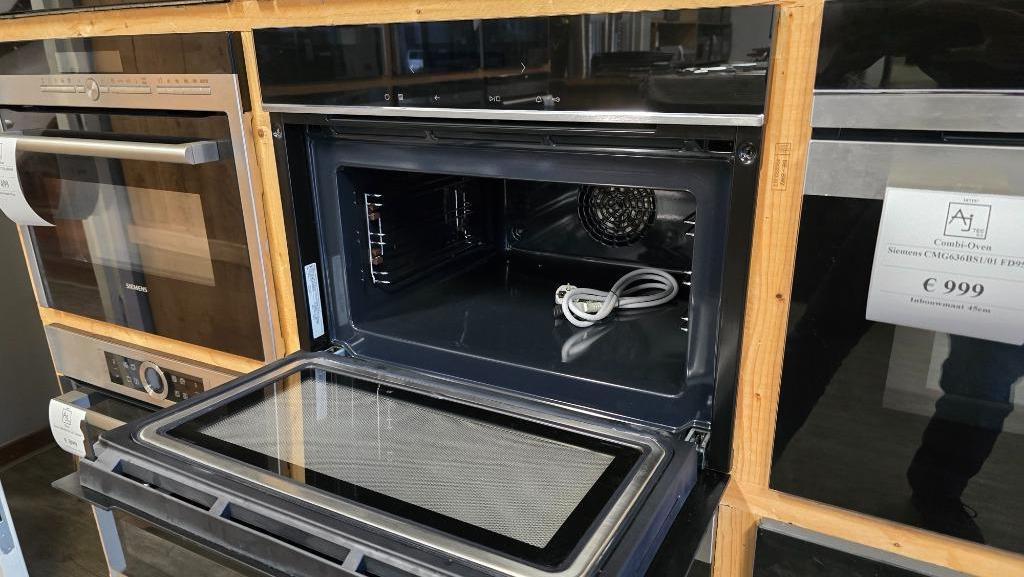 Siemens inbouw combi-oven CM724G1B2, Ophalen, Refurbished, Oven met grill, Inbouw