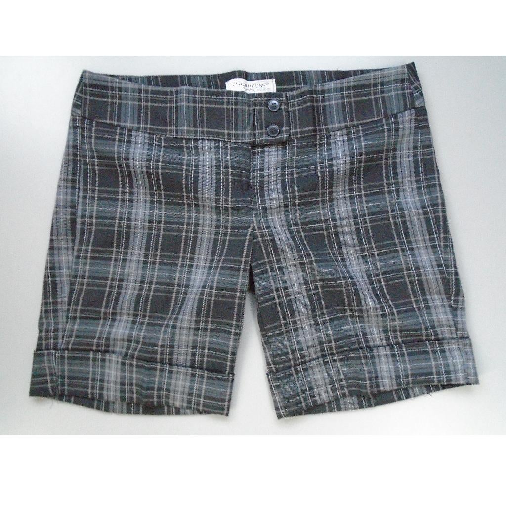 Bermuda zwart grijs short maat 38/M broek, Maat 38/40 (M), Kort, Verzenden, Zwart