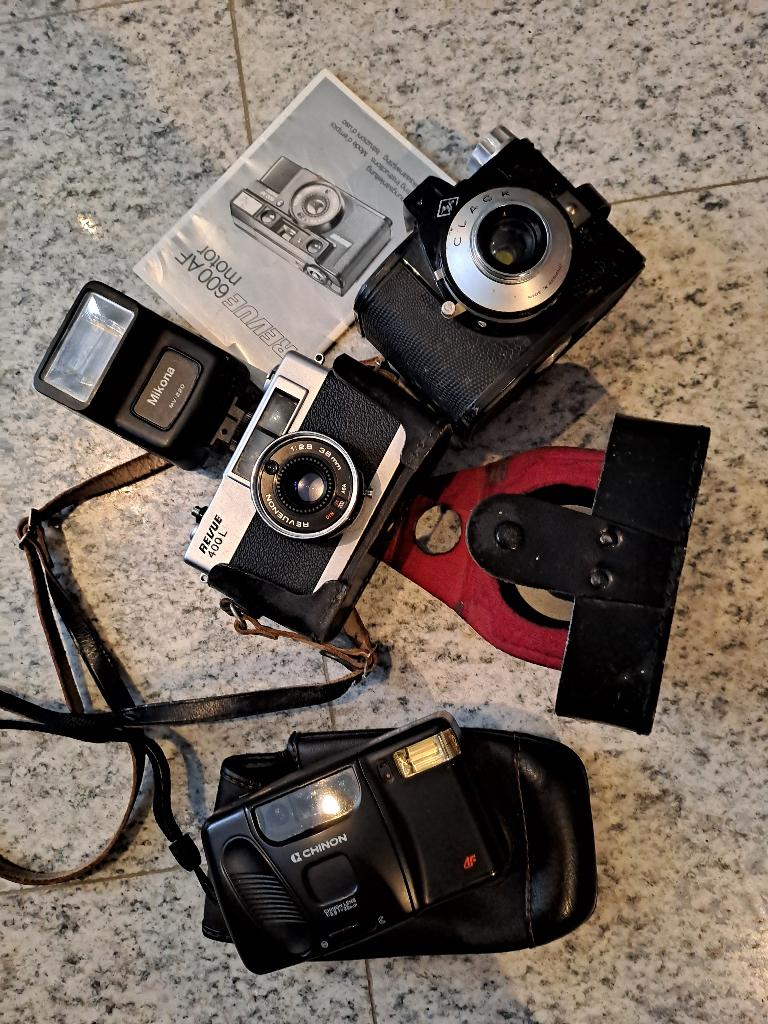 oude foto toestellen en reken machines, Ophalen, Gebruikt, Compact, Overige Merken