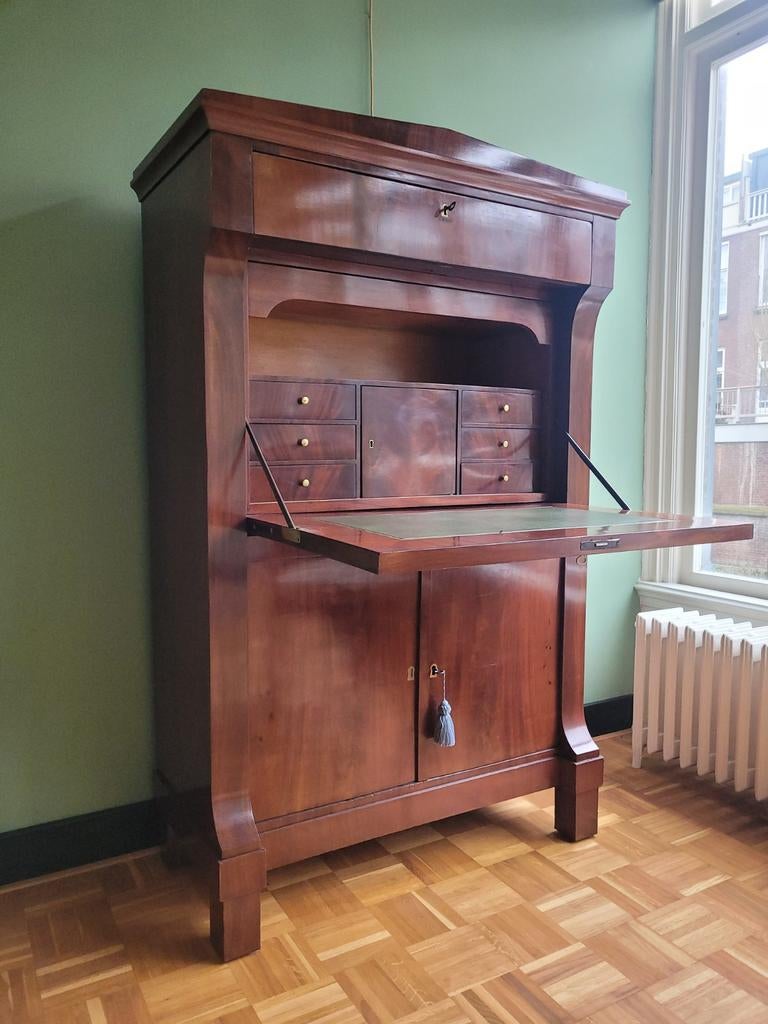 Biedermeier Secretaire - Elegant en Functioneel, Huis en Inrichting, Kasten | Secretaires, Ophalen of Verzenden, Gebruikt, Biedermeier