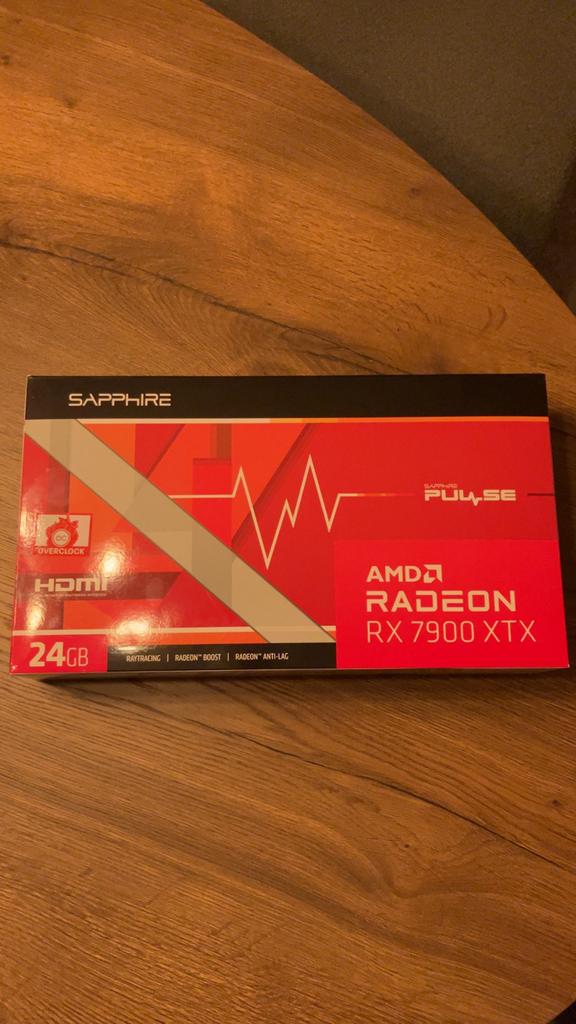 AMD Radeon RX 7900 XTX Sapphire Pulse 24GB videokaart, Computers en Software, Videokaarten, AMD, GDDR6, PCI-Express 4, Ophalen of Verzenden