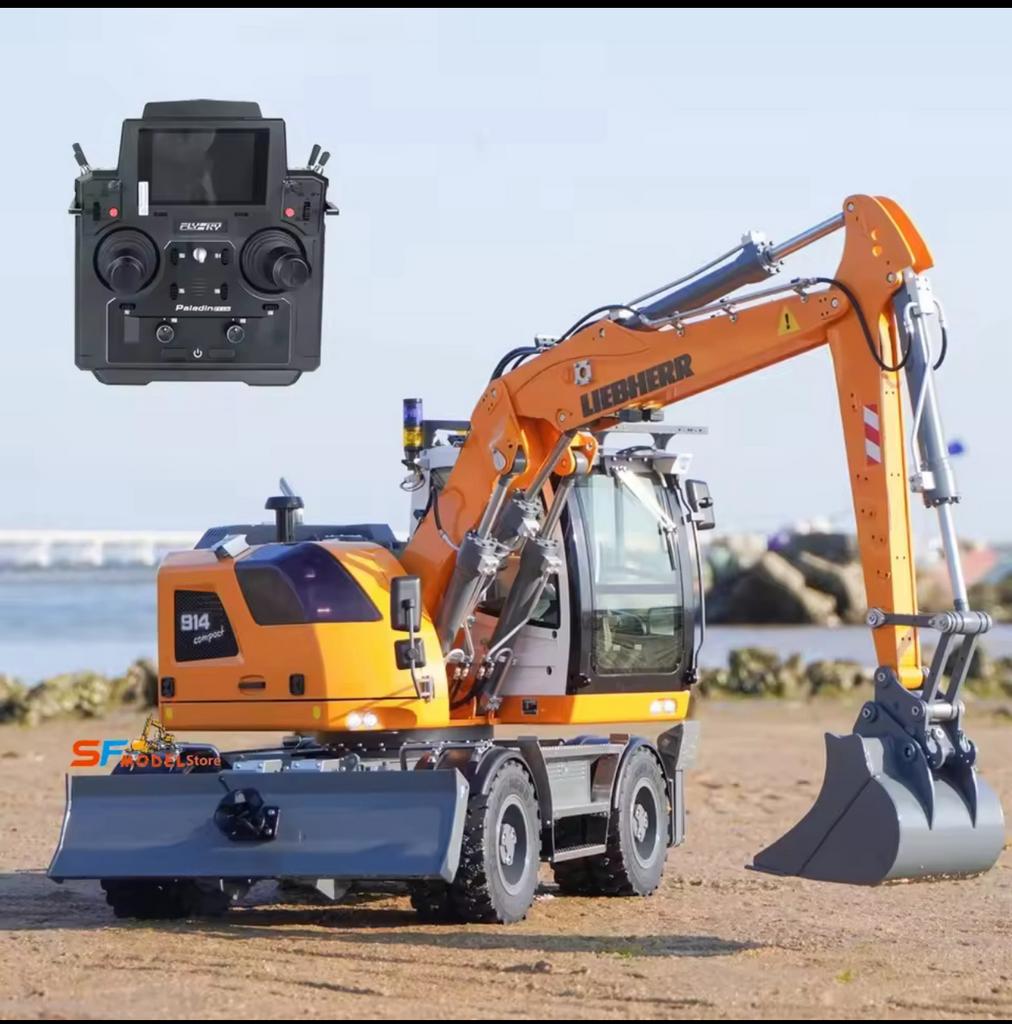 RC RTR 1/14 Liebherr A914 Mobiele kraan Tamiya Lesu, Auto offroad, Schaal 1:14, Nieuw, RTR (Ready to Run)