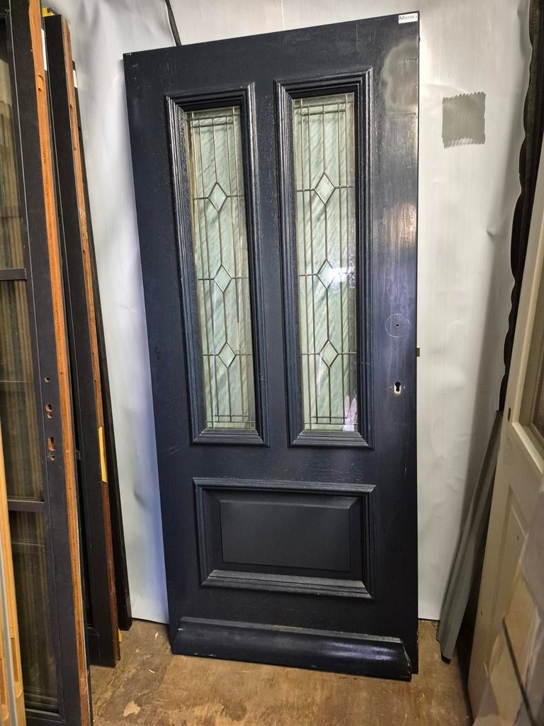 88x201,5cm voordeur incl thermo glas in lood R binnen JH10, Doe-het-zelf en Verbouw, Deuren en Horren, Ophalen, 80 tot 100 cm