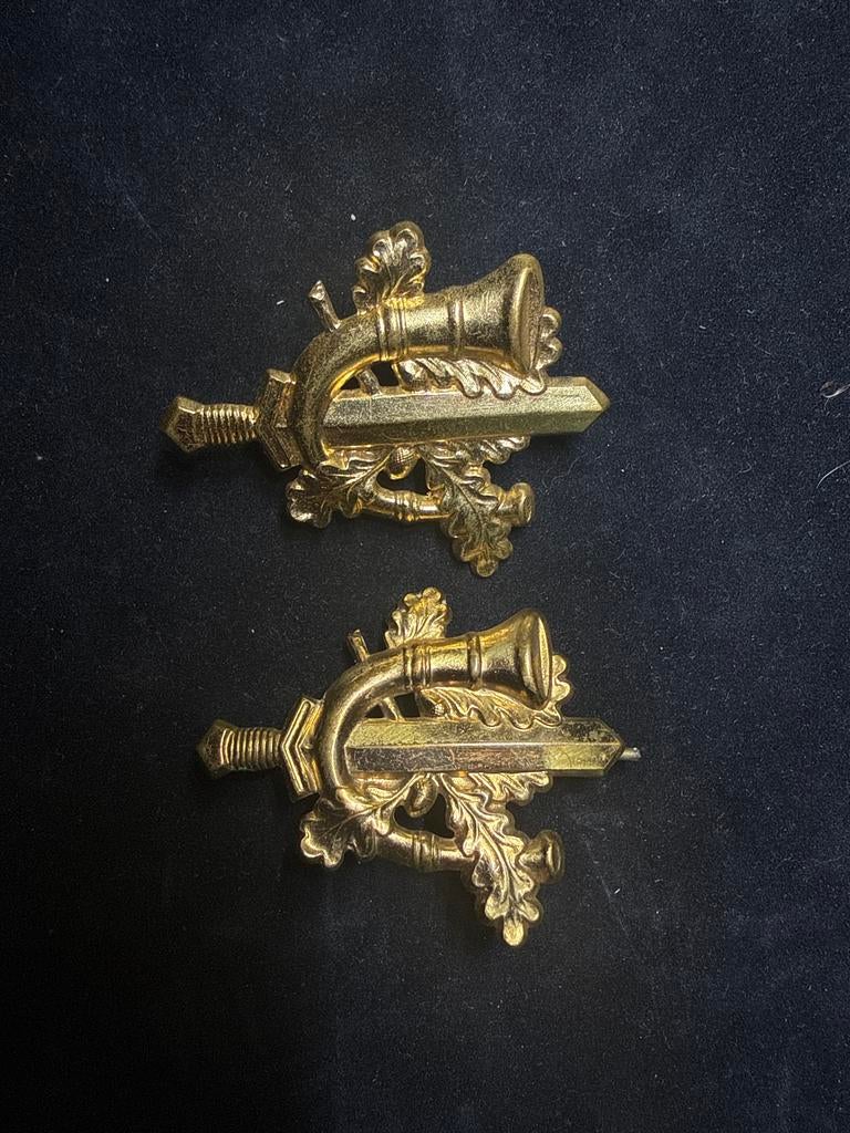 Limburgse Jagers Emblemen, Verzamelen, Ophalen of Verzenden, Landmacht, Nederland, Embleem of Badge