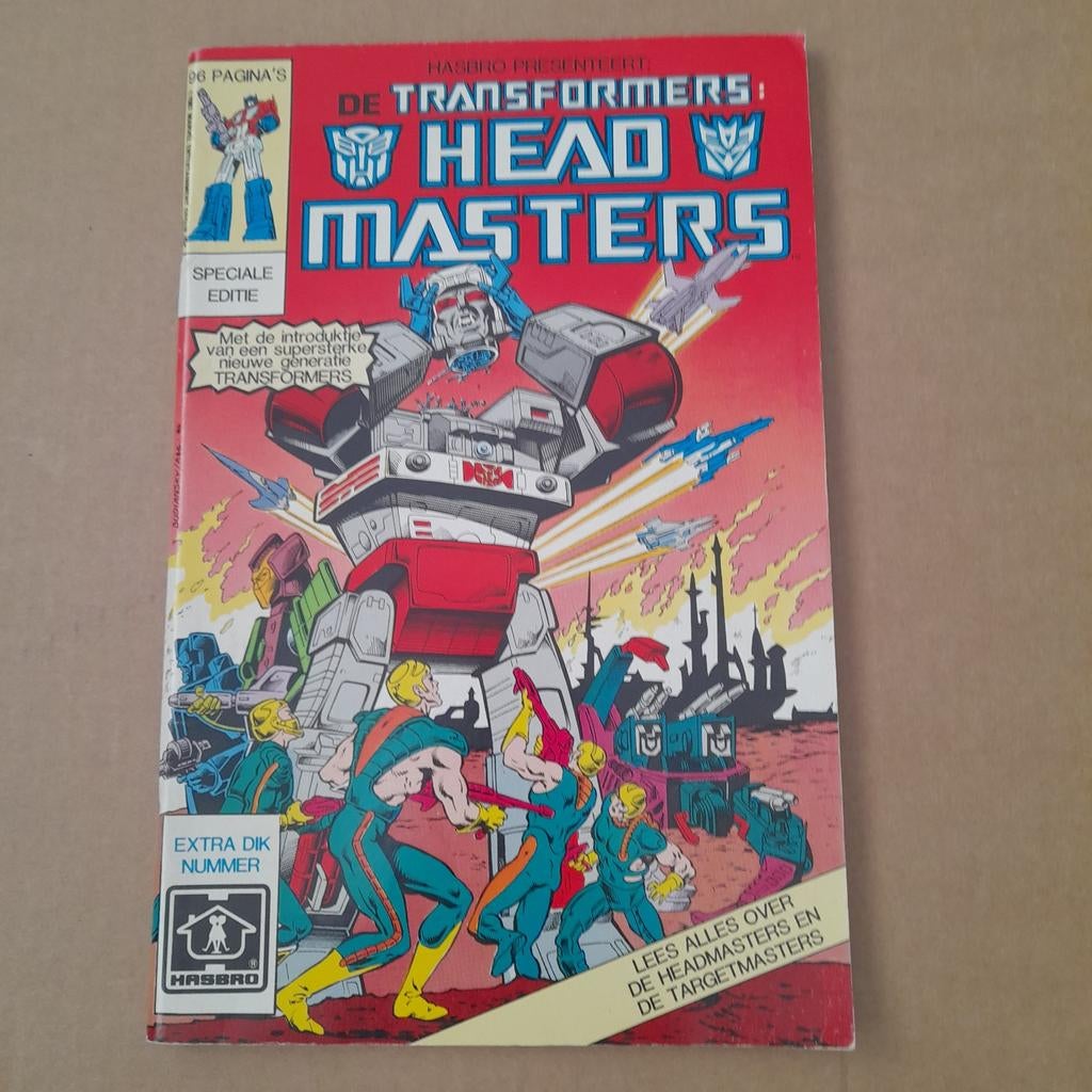 Transformers Headmasters speciale editie comic 1998, Boeken, Strips | Comics, Hasbro, Europa, Ophalen of Verzenden, Gelezen