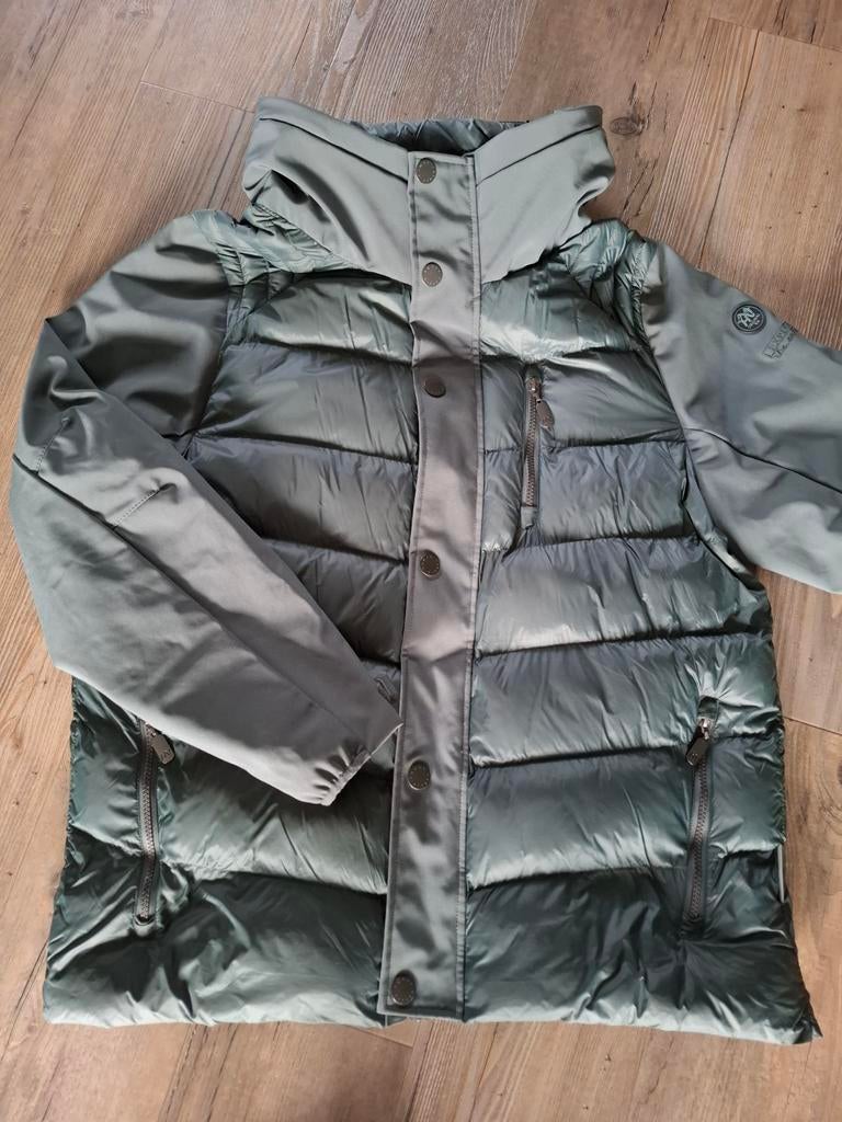 ZGAN!!!!    dames winter jack van HUMAN NATURE maat XL, Maat 46/48 (XL) of groter, Ophalen of Verzenden, Zo goed als nieuw, Groen