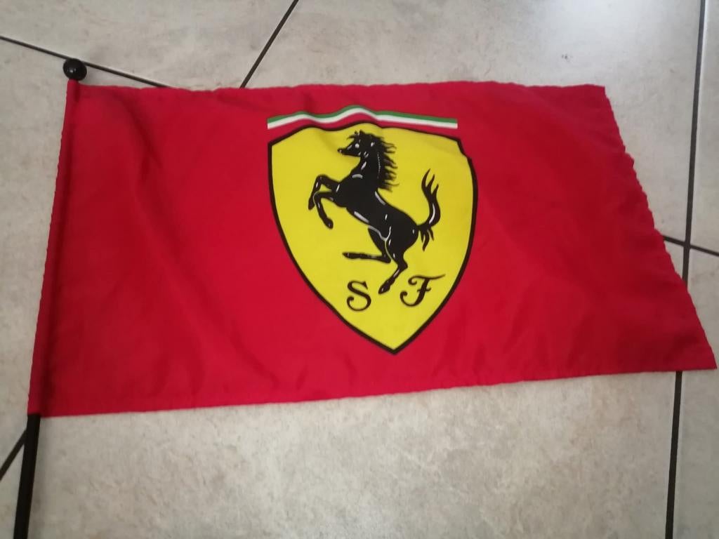 Ferrari vlag officieel ferrari merchandise, Diversen, Vlaggen en Wimpels, Ophalen