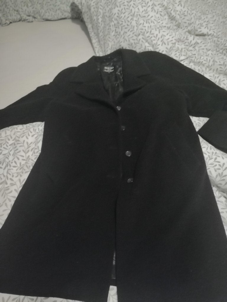 Dikke lange jas, Kleding | Dames, Grote Maten, Zwart, Ophalen of Verzenden, Claudia Sträter, Jas of Mantel