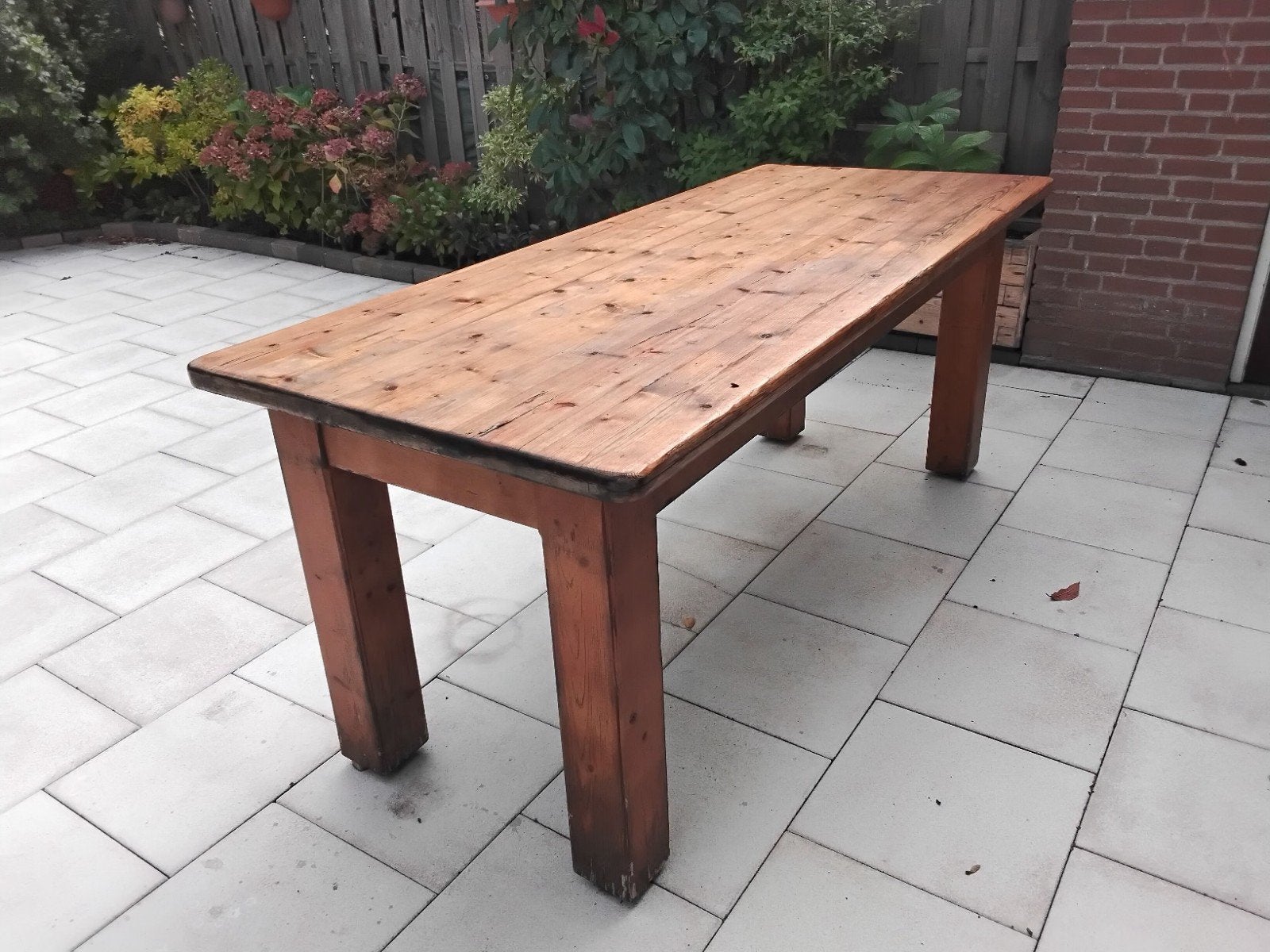 houten tafel, Ophalen, Rechthoekig, Hout