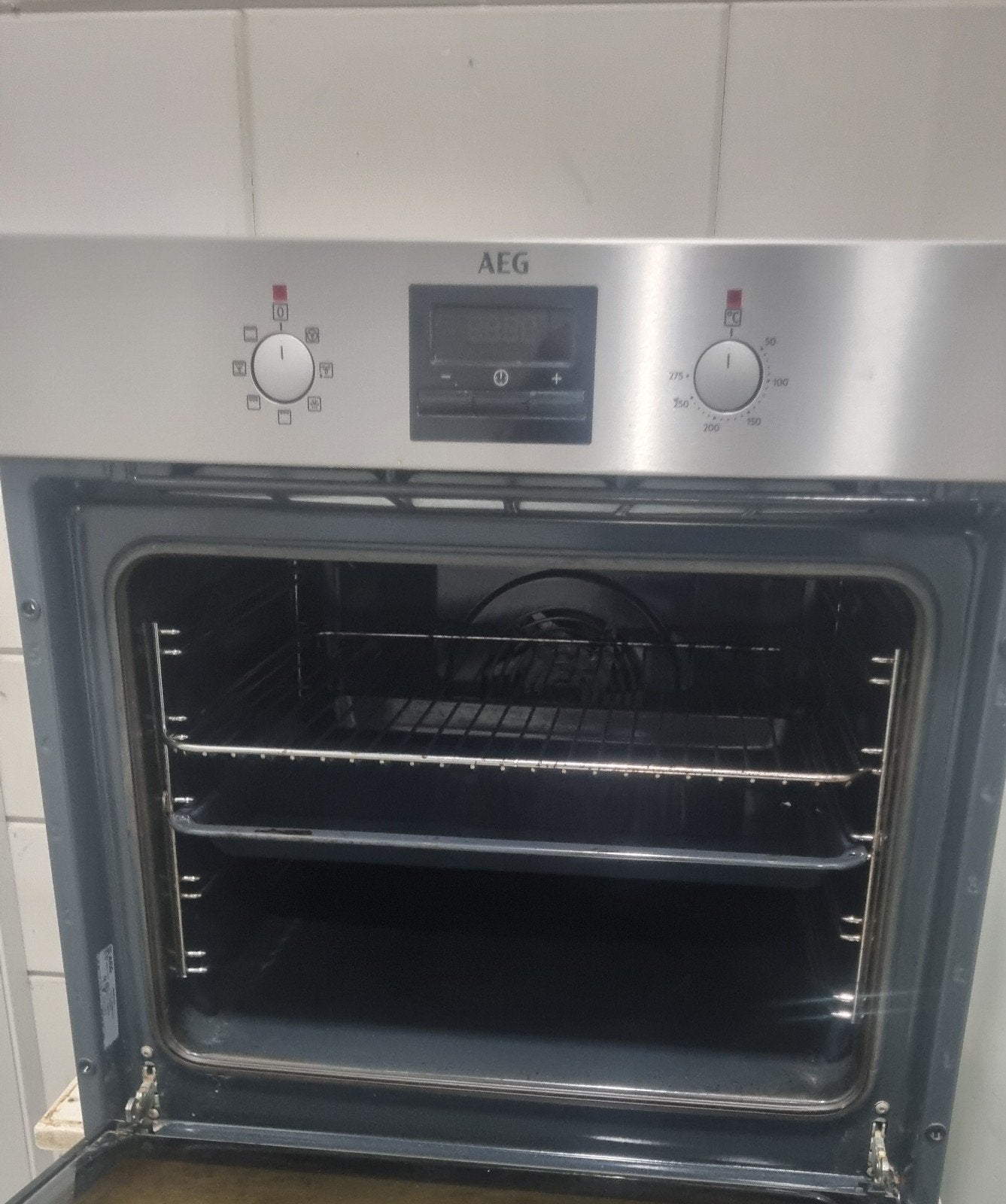 aeg inbouw oven met heteluchtoven, Ophalen, Zo goed als nieuw