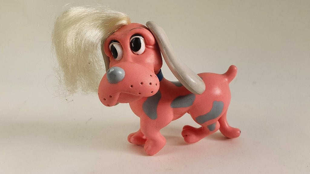 Hornby Puppy Care Dog, vintage hond uit jaren 80, 5C1, Tweedehands verkoop, Tweedehands verkoop, Gebruikt, Ophalen of Verzenden