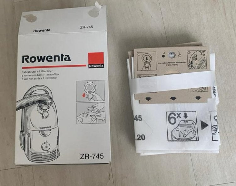 Stofzuigerzakken, Rowenta ZR 745, Ophalen of Verzenden, Zo goed als nieuw