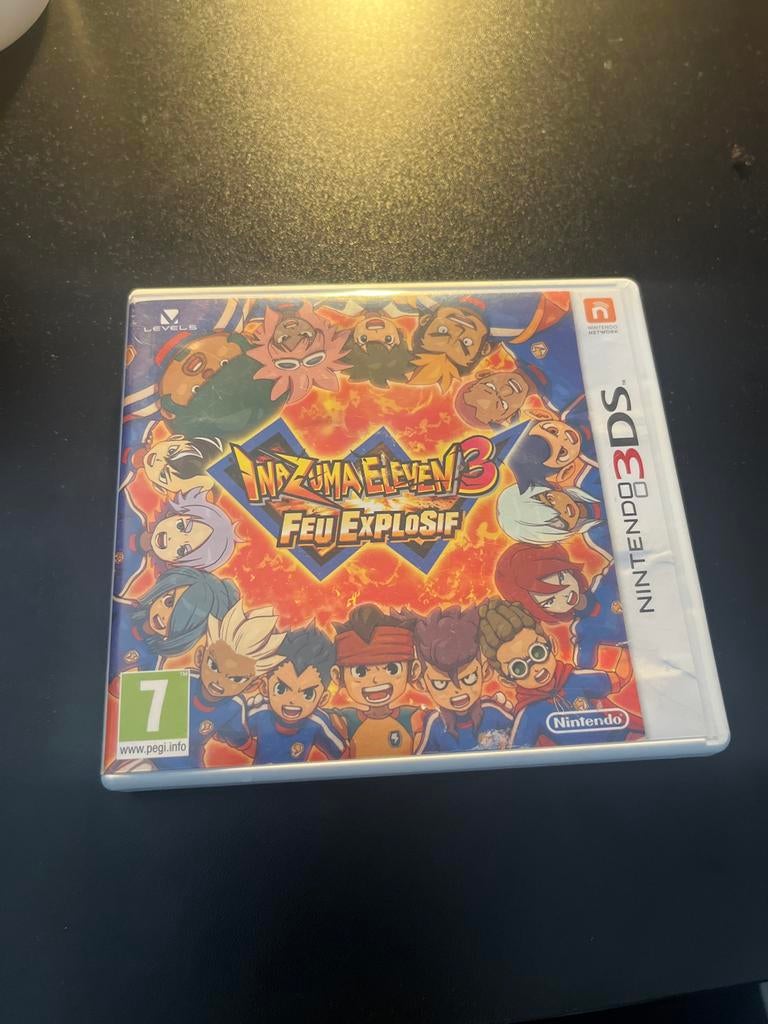 Inazuma Eleven 3: Feu Explosif - Nintendo 3DS, 1 speler, Ophalen of Verzenden, Role Playing Game (Rpg), Vanaf 7 jaar