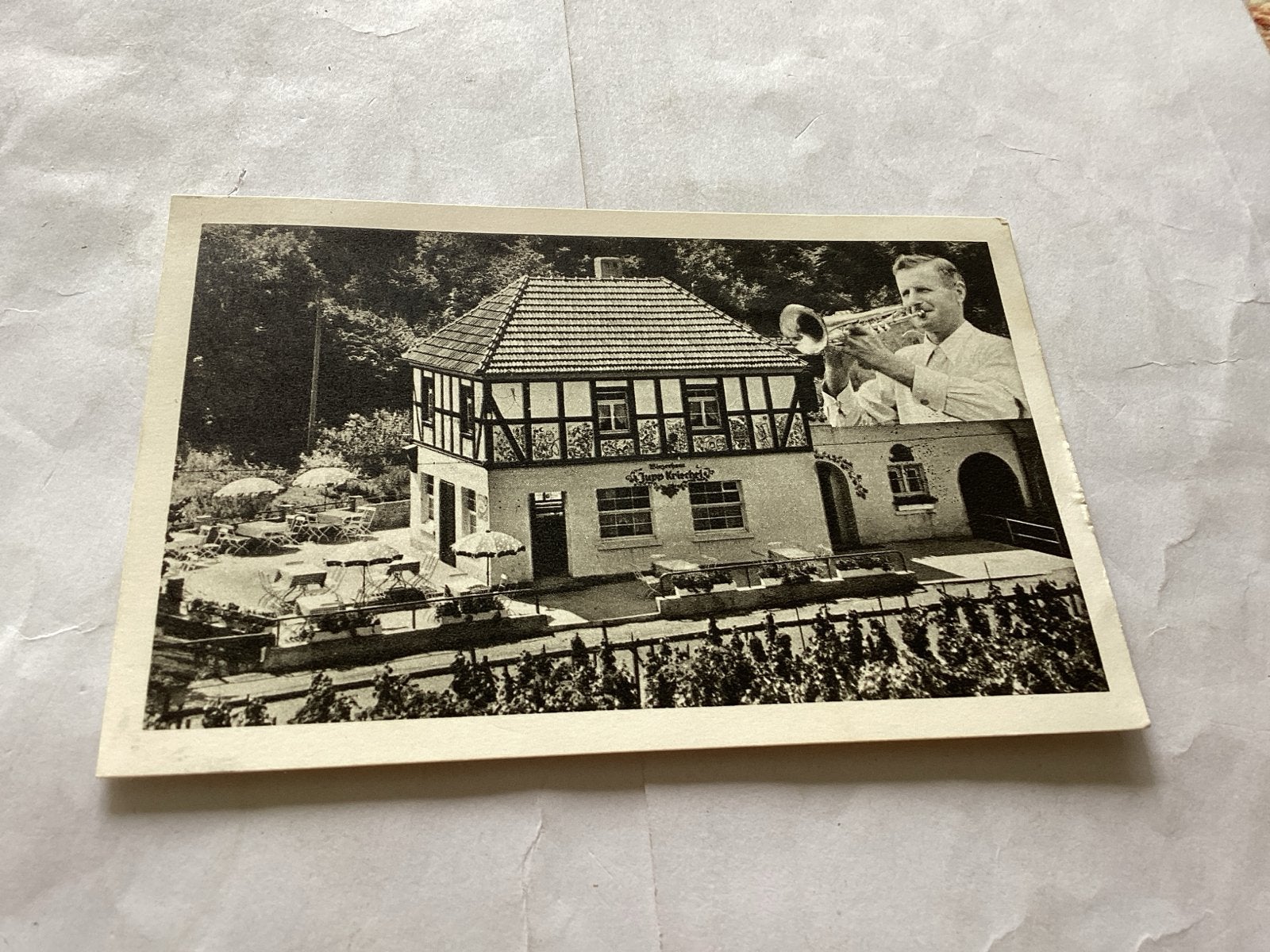 Winterhaus Jupp Kriechel Duitsland, Verzamelen, Ansichtkaarten | Buitenland, Ophalen of Verzenden, 1940 tot 1960, Gelopen, Duitsland