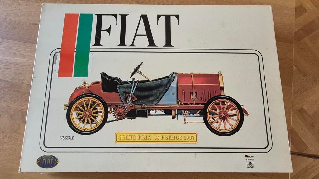 Pocher 1/8 Fiat Grand Prix de France K77 - Ongebouwd, Overige merken, Auto, Groter dan 1:32, Ophalen of Verzenden