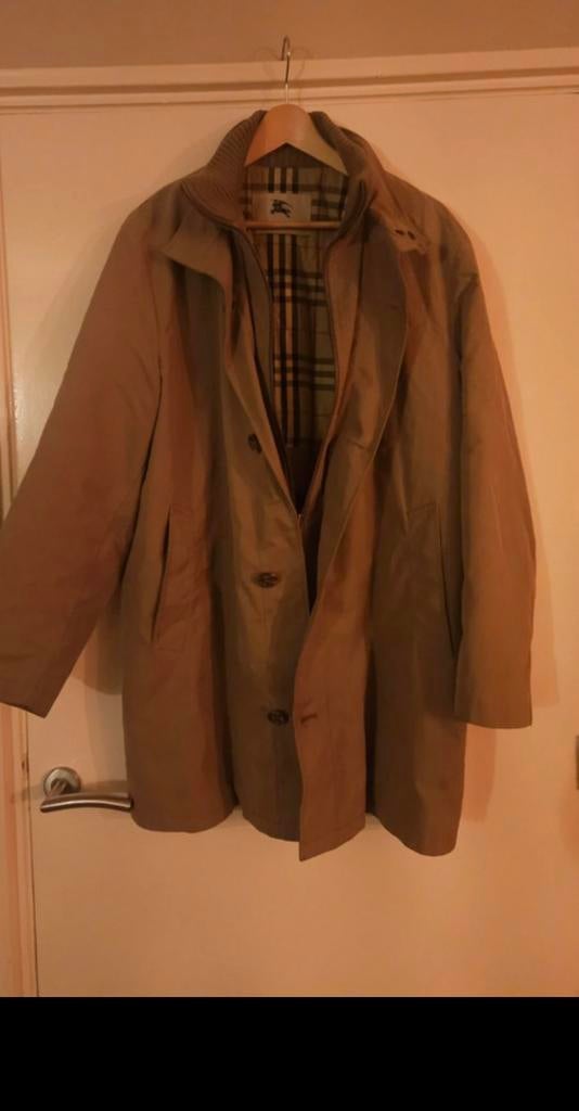 burberry jas, Kleding | Heren, Jassen | Winter, Ophalen of Verzenden, Zo goed als nieuw, Maat 52/54 (L), Beige