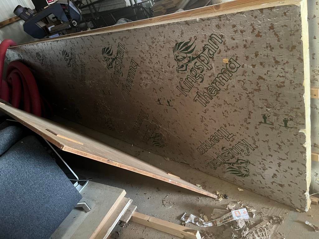 Kingspan PIR renovatie dakplaten, Gebruikt, 12 cm of meer, Hardschuim (Pir), 15 m² of meer