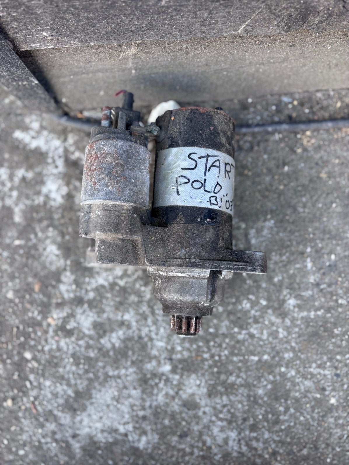 Startmotor Volkswagen Polo (Bj '03), Ophalen of Verzenden, Gebruikt, Volkswagen