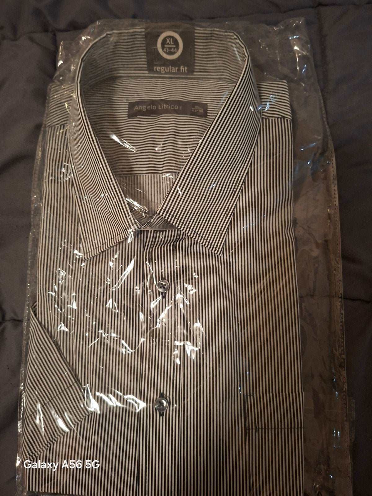 Angelo Litrico heren overhemd - XL (43/44), Ophalen, Angelo Litrico, Zwart, Nieuw