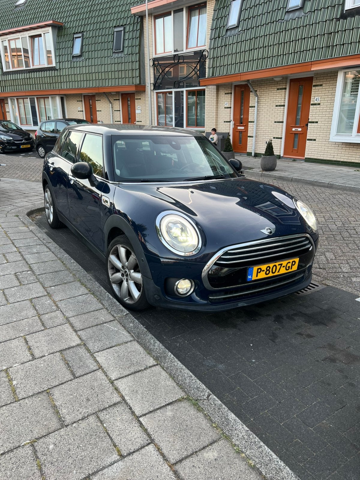 Mini Clubman 1.5 Cooper AUT 2015 Blauw acc leer head up APK, Auto's, Mini, 136 pk, 4 cilinders, Blauw, Leder