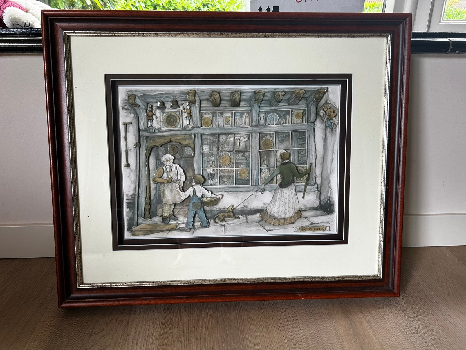 Anton Pieck 3D diorama / in lijst, Antiek en Kunst, Ophalen