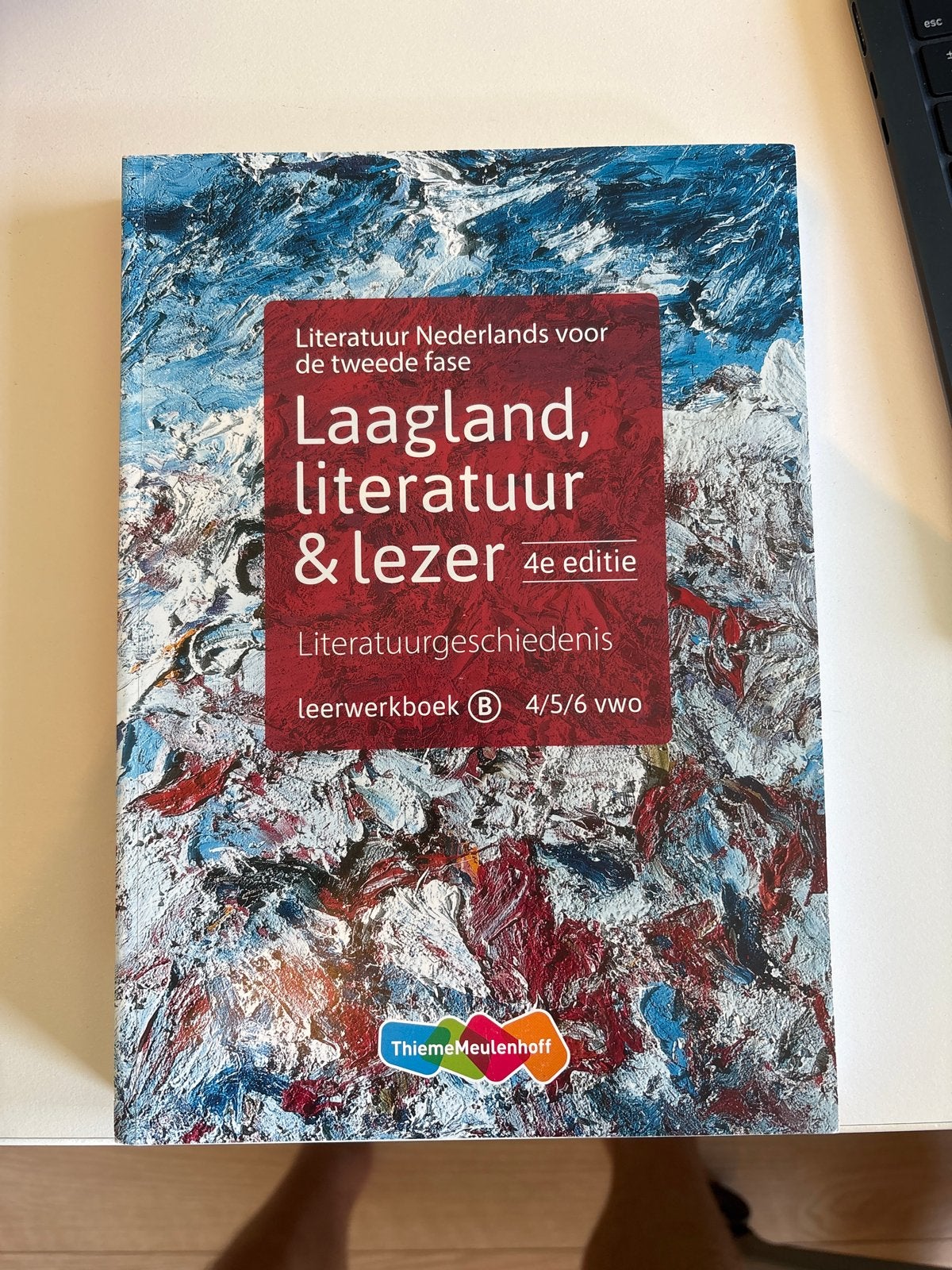 Laagland, literatuur & lezer 4e editie 4/5/6 vwo, Boeken, Ophalen of Verzenden, Alpha, Zo goed als nieuw, HBO